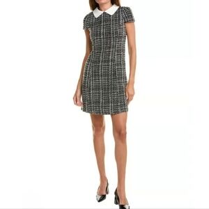 Julia Jordan Bouclé Tweed Dress